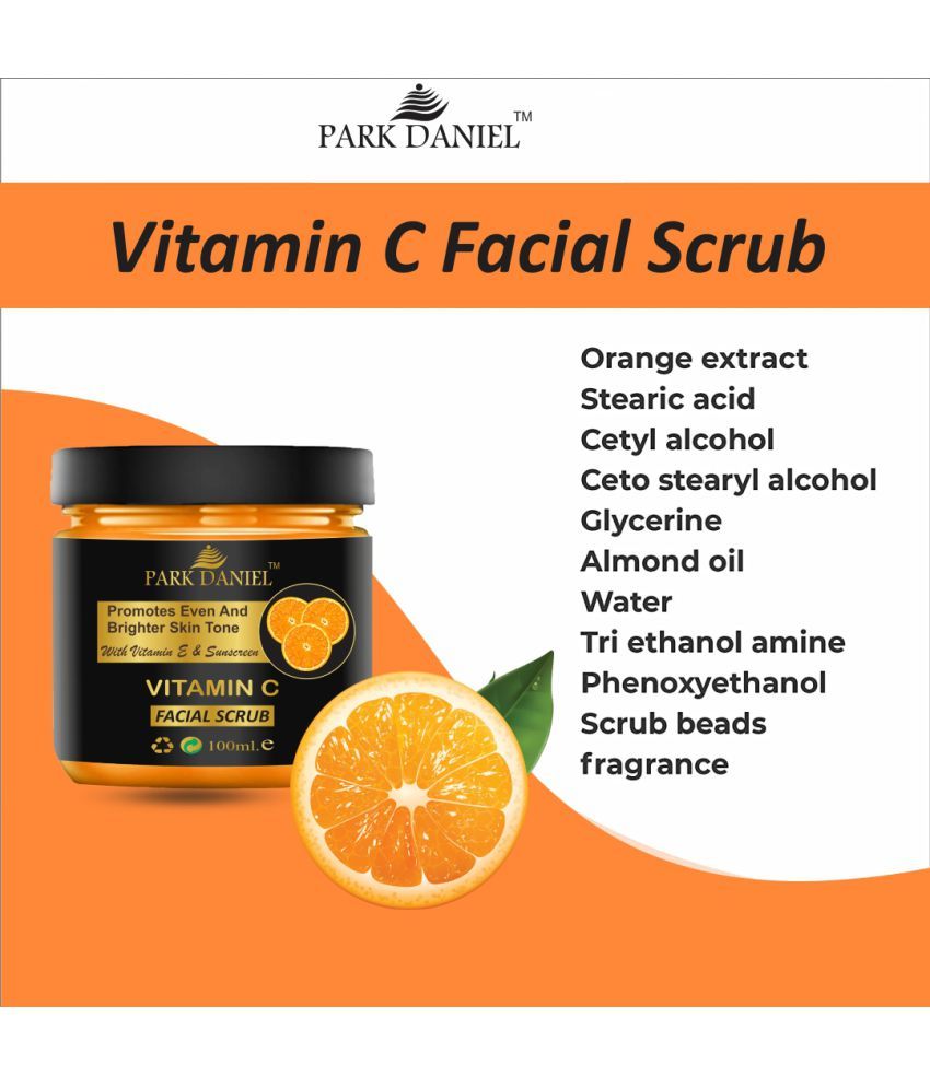 Park Daniel Vitamin C & Mix Fruit Facial Scrub For Glowing Skin Scrub