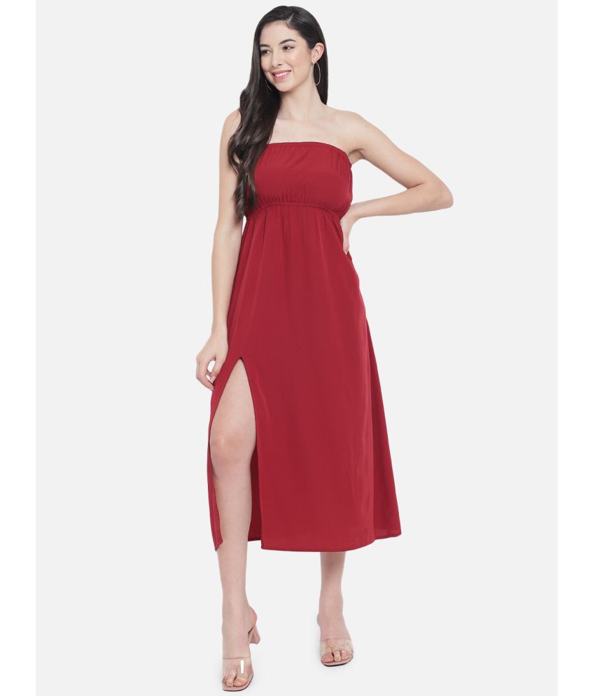     			ALL WAYS YOU - Polyester Red Women's A- line Dress ( Pack of 1 )
