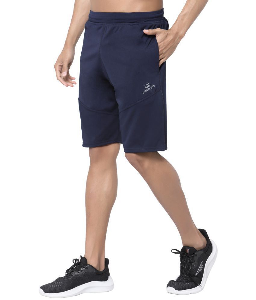     			Uzarus - Polyester Navy Men's Shorts ( Pack of 1 )