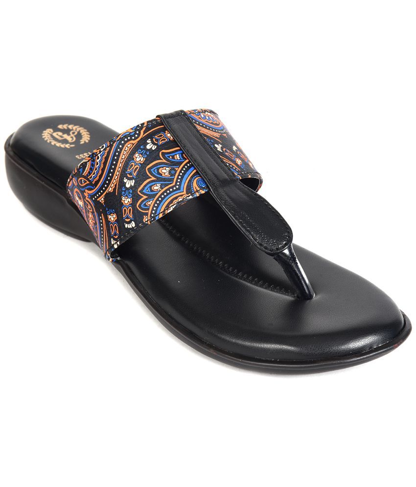     			Ajanta - Black Women's Flats