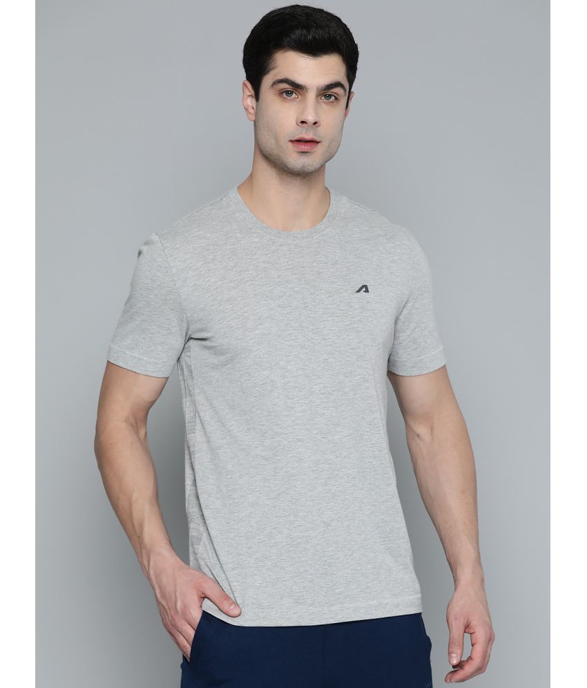     			Alcis - Polyester Slim Fit Grey Men's Sports T-Shirt ( Pack of 1 )