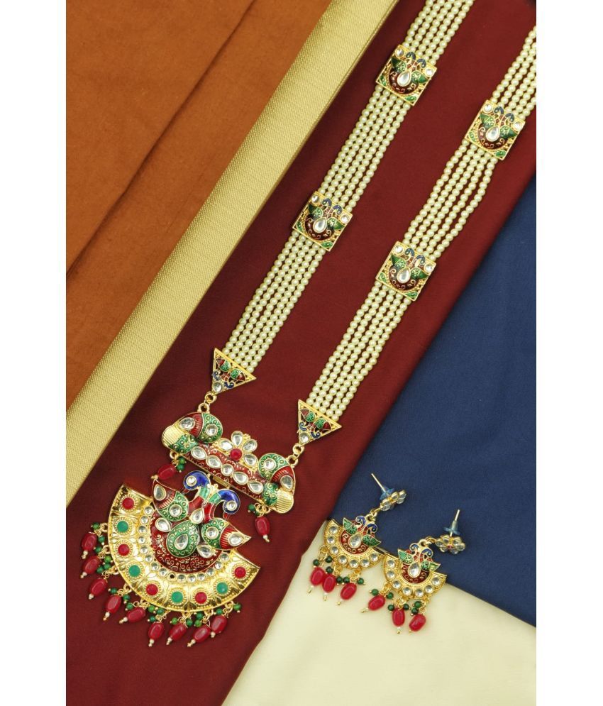     			Bhagya Lakshmi - Alloy Multi Color Necklace Set ( Pack of 1 )