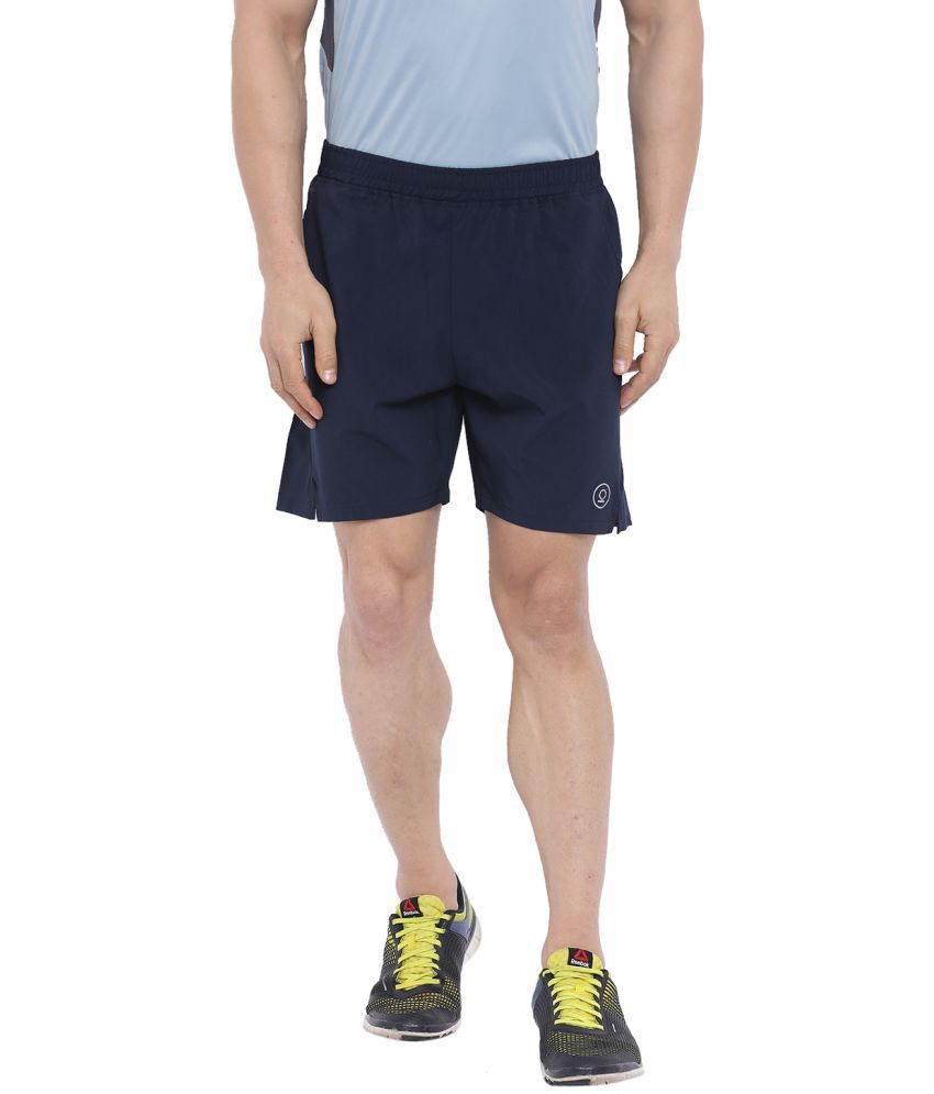     			Chkokko - Polyester Navy Men's Running Shorts ( Pack of 1 )