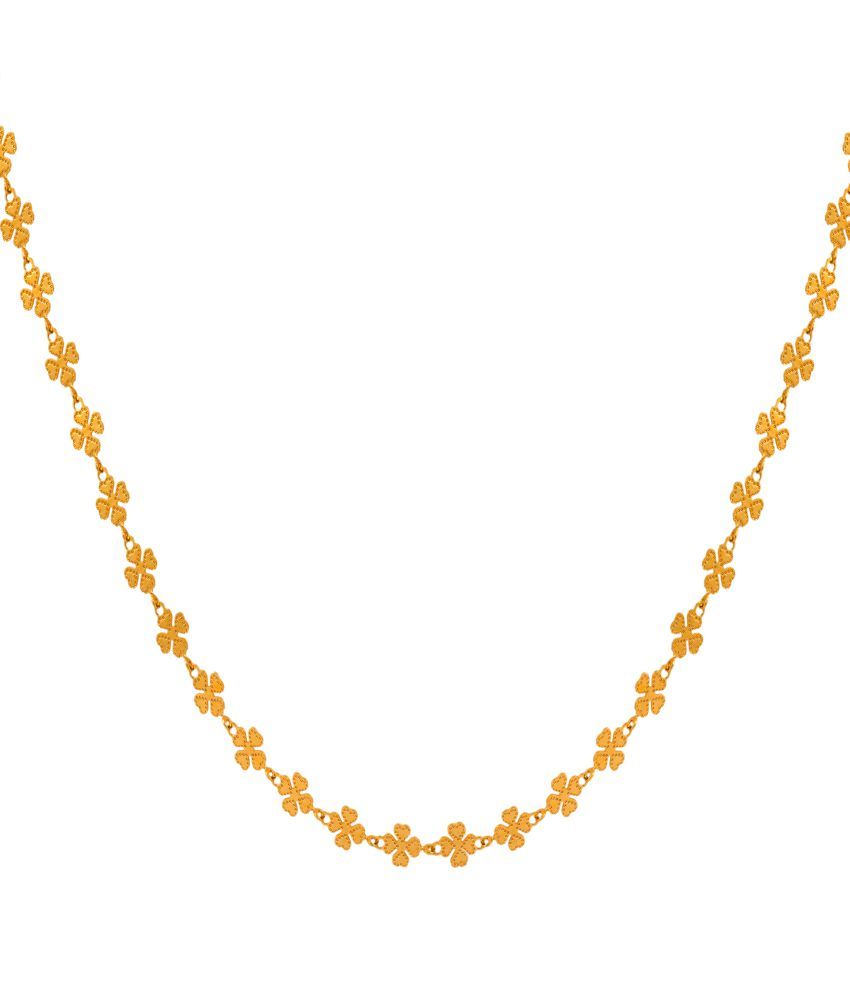     			FASHION FRILL - Gold Plated Chain ( Pack of 1 )