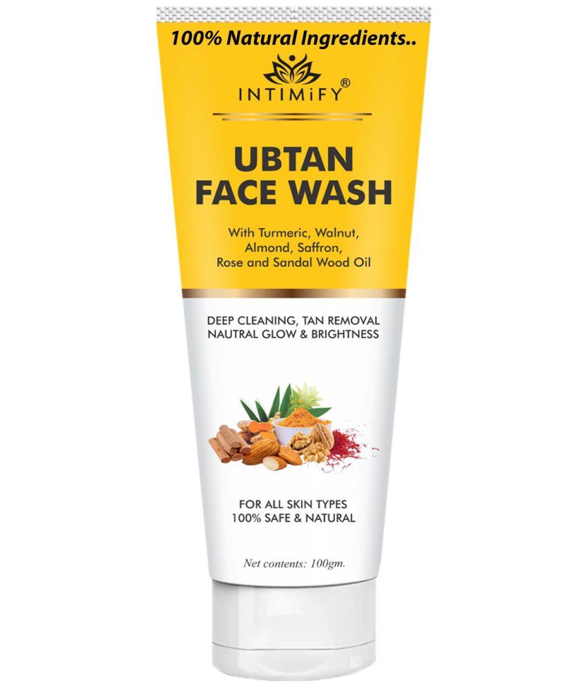     			Intimify Ubtan Face Wash, anti aging wrinkles face wash, anti aging face wash, skin brightening face wash, 100 gm