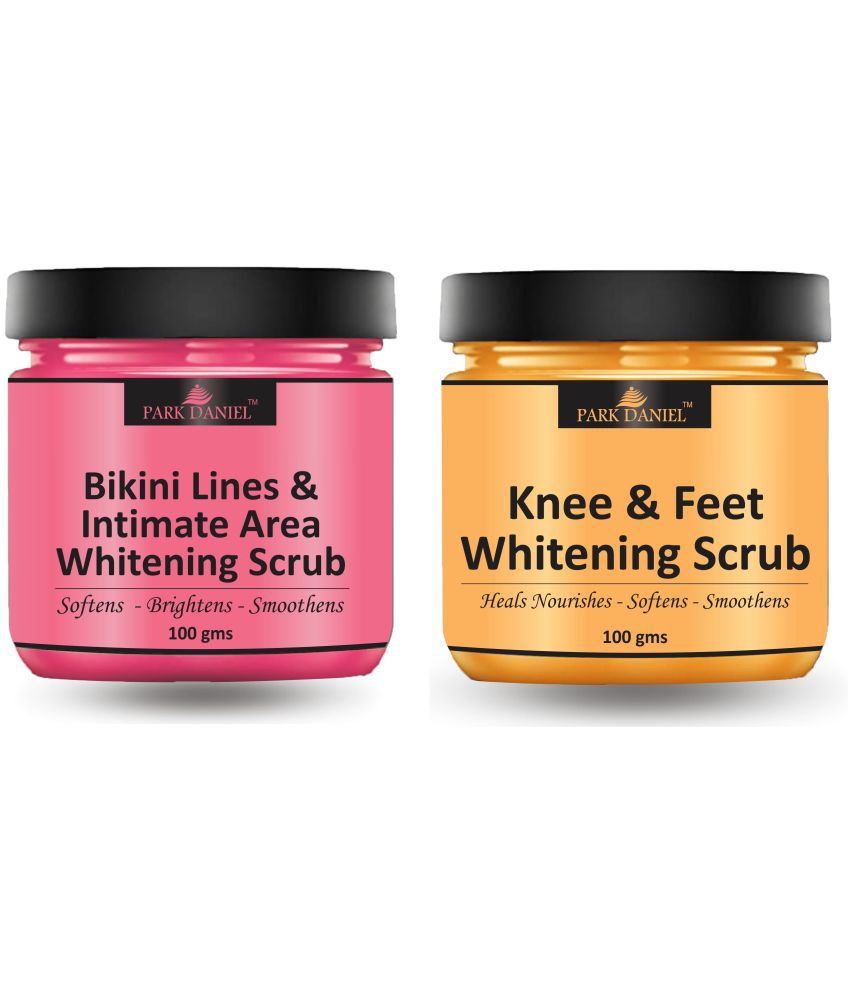     			Park Daniel Bikini Intimate Knee and Feet Area Body Scrub For Skin Whitening Scrub & Exfoliators 100 gm Pack of 2