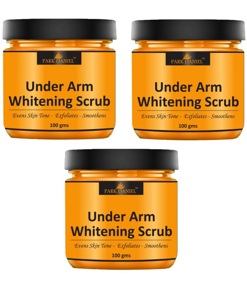     			Park Daniel Underarms Black Spot Removal Body Scrub For Skin Whitening Scrub & Exfoliators 100 gm Pack of 3