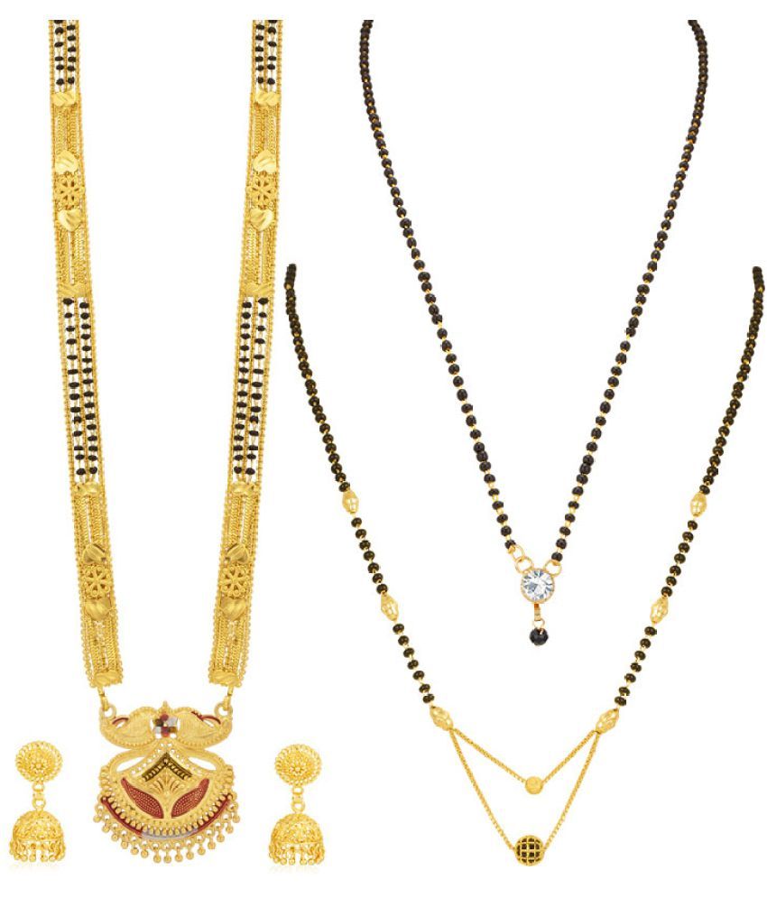     			Sukkhi - Gold Mangalsutra Set ( Pack of 5 )