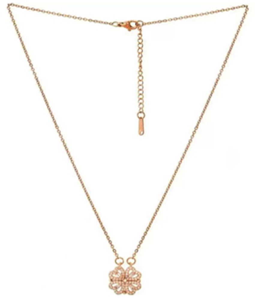     			gilher - Rose Gold Plated Chain ( Pack of 1 )