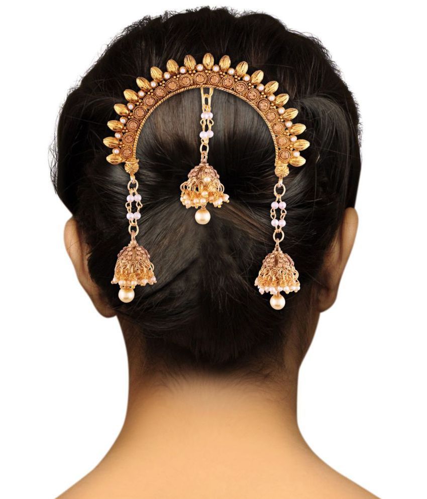 I Jewels - Gold Hair Accessories ( Pack of 1 ): Buy I Jewels - Gold Hair  Accessories ( Pack of 1 ) Online in India on Snapdeal