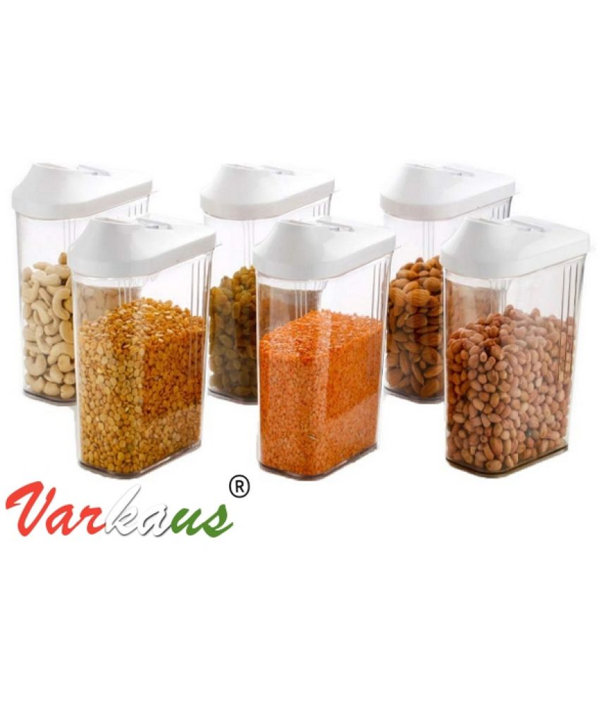     			VARKAUS Plastic Food Container Set of 6 750 mL