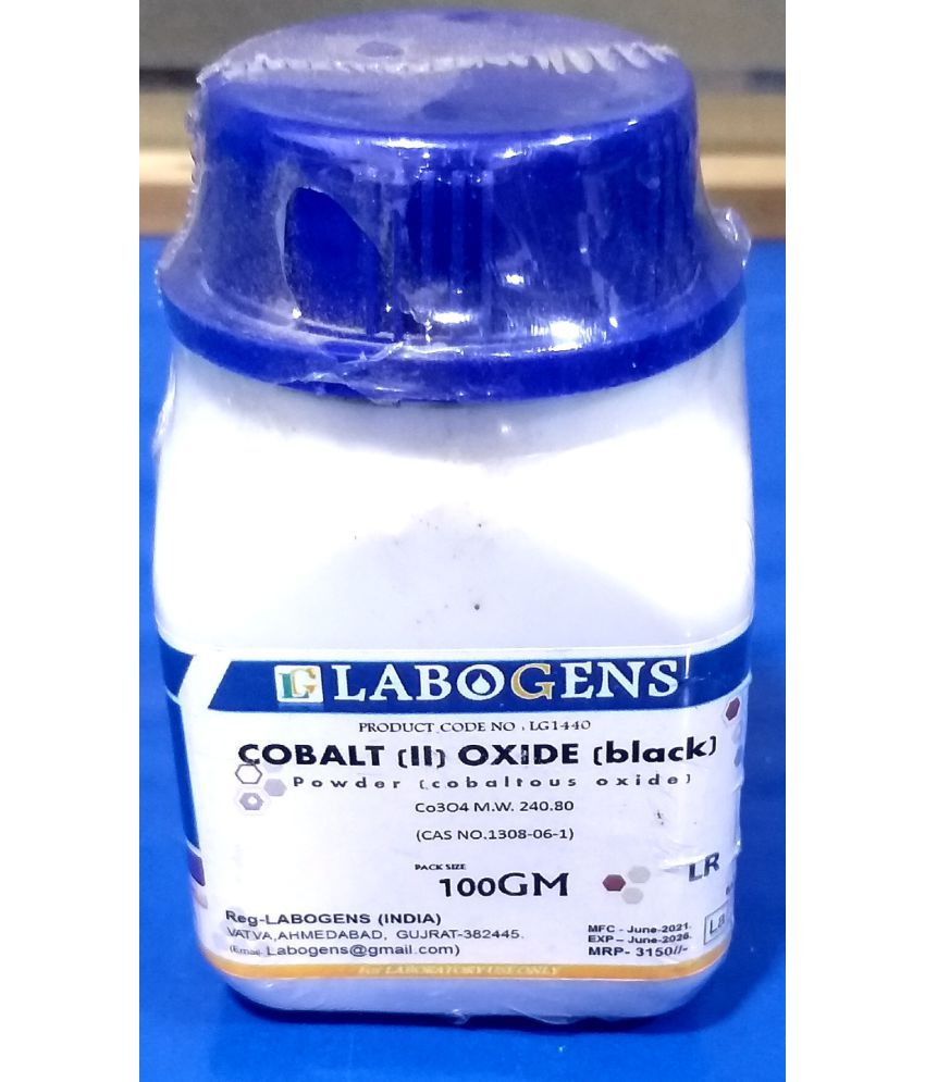     			COBALT (II) OXIDE (black) powder 100 GM