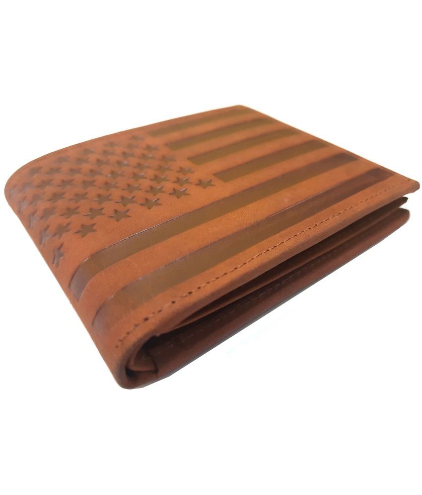     			LUXOBENSE - Brown Leather Men's Two Fold Wallet ( Pack of 1 )