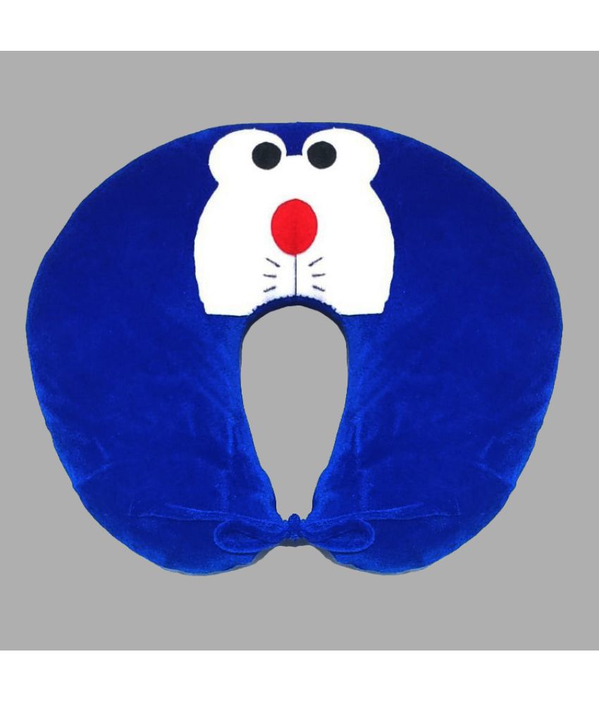 JUZZII Blue Microfibre U shape Baby Pillow