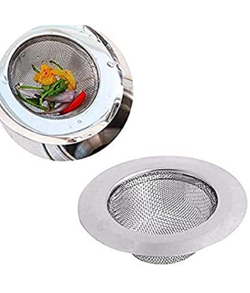     			Mukta Enterprise Stainless Steel Sink Strainer Kitchen Drain Basin Basket Filter Stopper Drainer/Jali