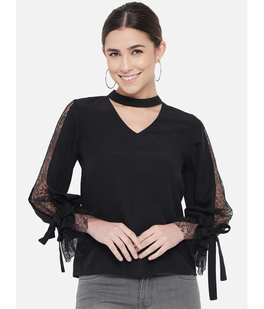     			ALL WAYS YOU - Black Polyester Women's Regular Top ( Pack of 1 )