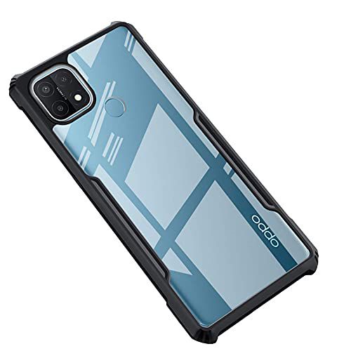     			Kosher Traders - Black Bumper Cases Compatible For Oppo A15 ( Pack of 1 )