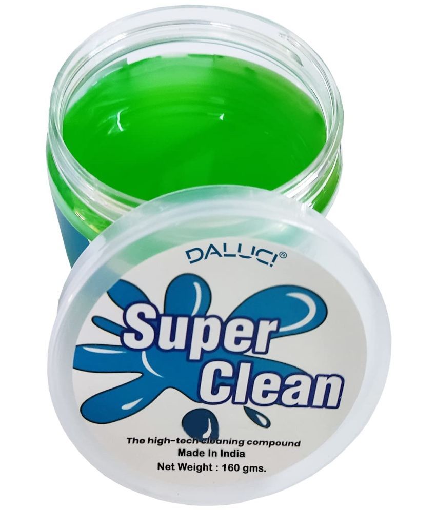     			DALUCI Super Clean Gel(180G) for Car Interior Dust Cleaner for Keyboard Computer Laptop Home & Office Window Grill Electronics Cleaning Gel (Pack of 1-160 Grms)