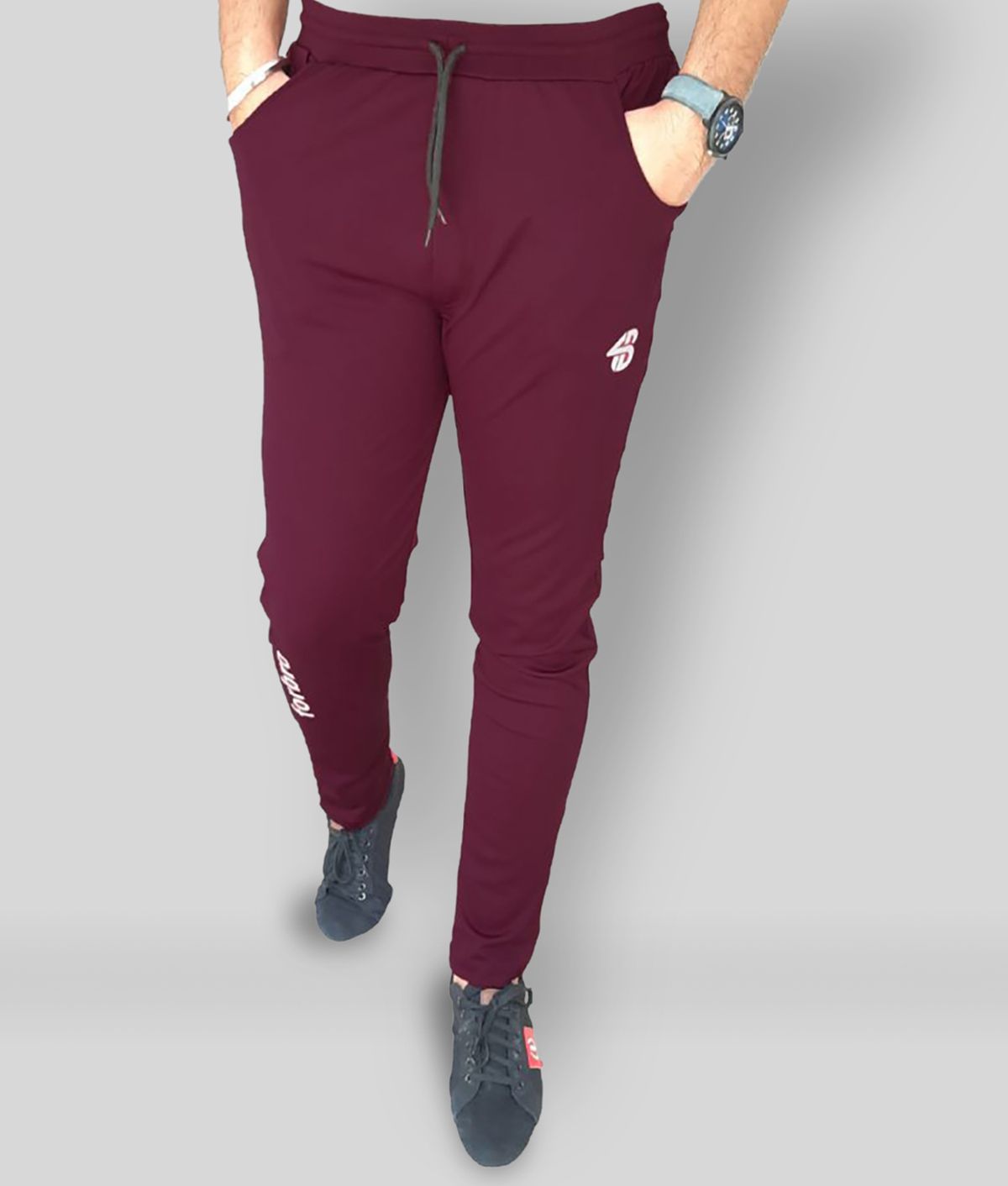     			Forbro - Purple Polyester Men's Trackpants ( Pack of 1 )