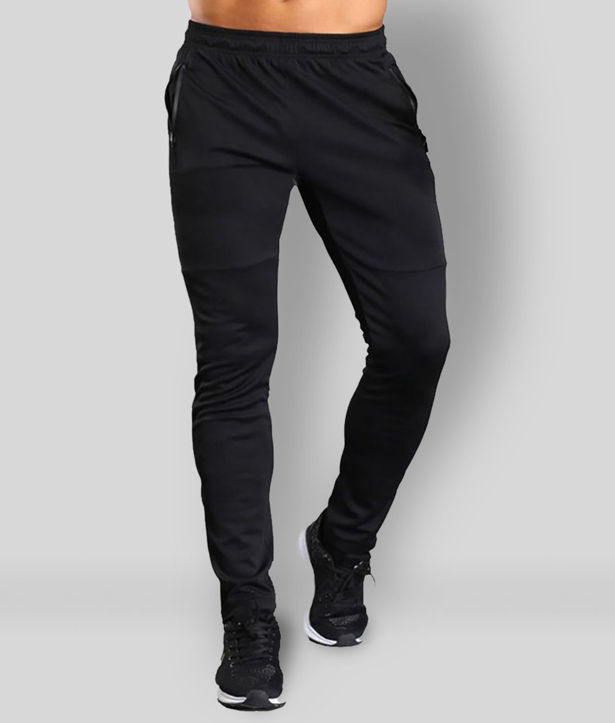 Zesteez - Black Polyester Blend Men's Trackpants ( Pack of 1 )
