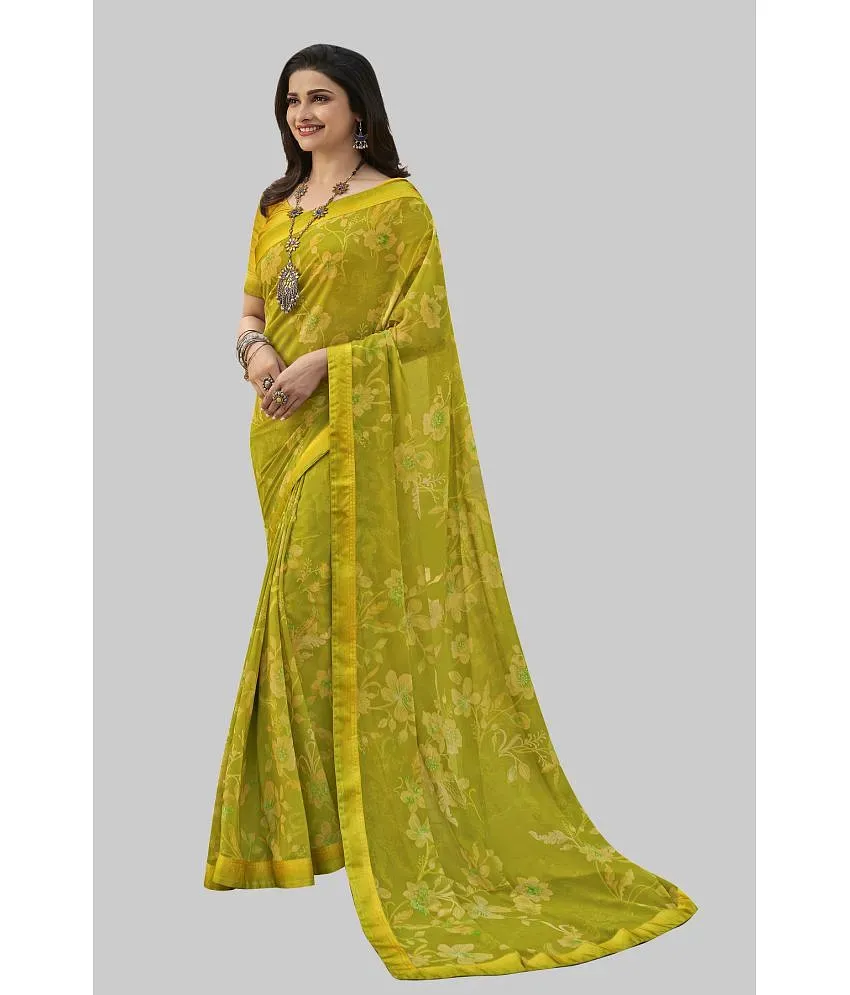 Shop Hand Embroidered Mirror Work Chiffon Saree – Geroo Jaipur