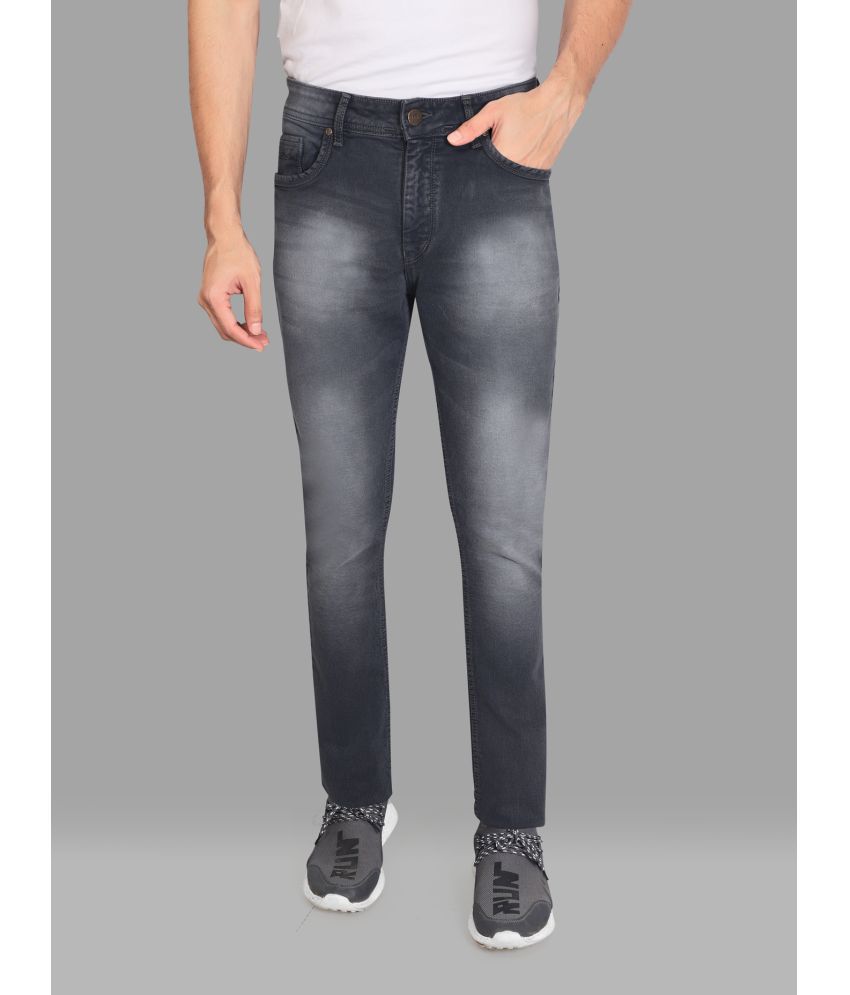     			HJ HASASI - Grey Denim Slim Fit Men's Jeans ( Pack of 1 )