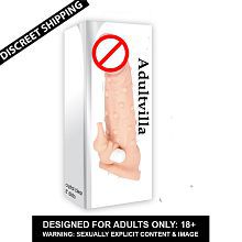 KING SIZE JUMBO 9 Inch Penis Extender Dragons Reusable Condom Washable Condom Silicone Condom