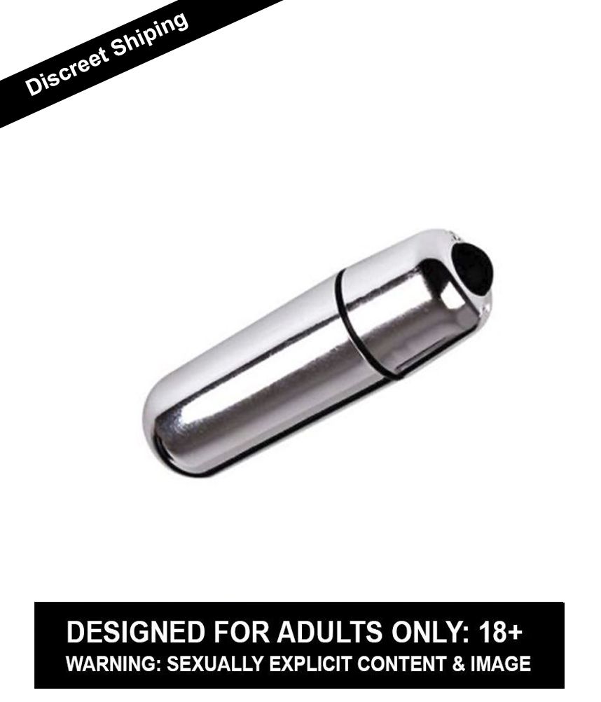 Silver Vibrating Bullet Compact Vibrator Easy To Carry Vibrators By 