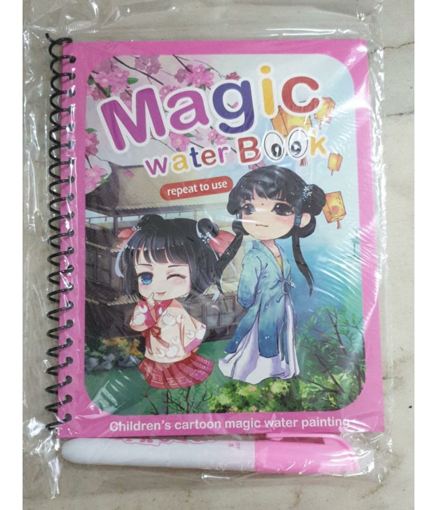     			Childrens Cartoon Magic Water Painting Books - Water Magic Books - Set of 2 Books