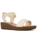 Bata - Beige Women's Sandal Heels