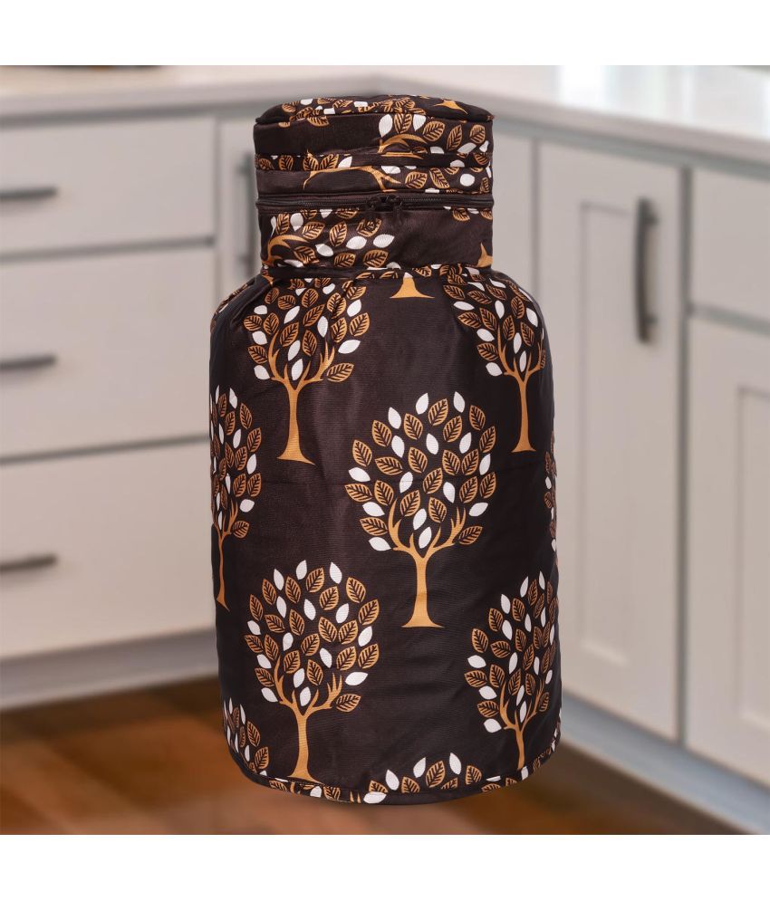     			E-Retailer Single Polyester Brown Cylinder Cover