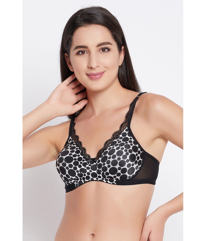     			Clovia Nylon Lightly Padded Women's T-Shirt Bra ( Black )