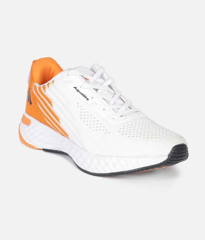     			Aqualite - White Men's Sports Running Shoes