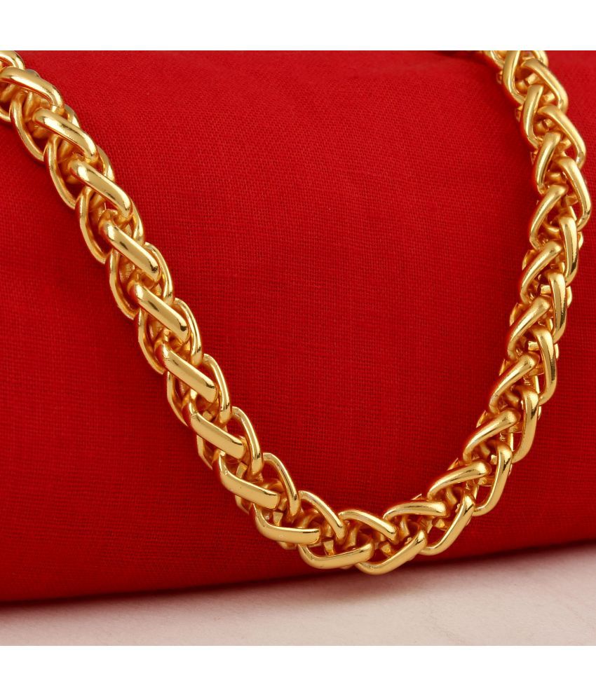     			FASHION FRILL Gold Plated Chain ( Pack of 1 )