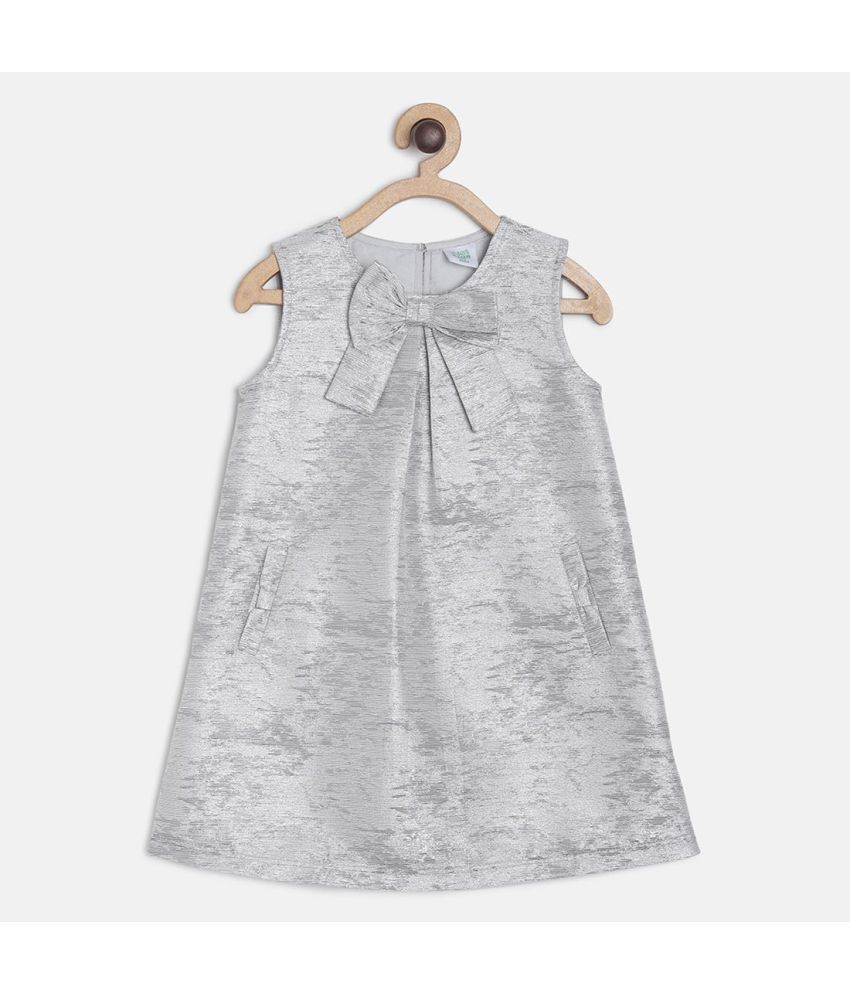     			MINI KLUB - Gray Polyester Baby Girl Dress ( Pack of 1 )