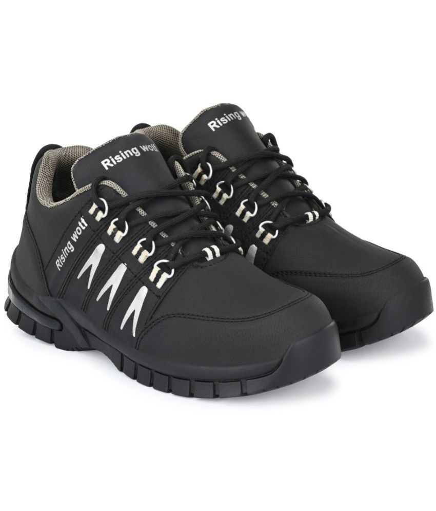     			Rising Wolf - Black Men's Casual Boots