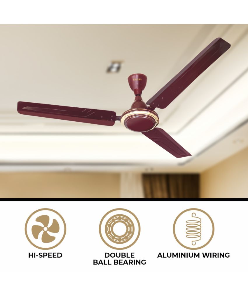Baltra 1200 HERO Ceiling Fan Brown Price in India Buy Baltra 1200