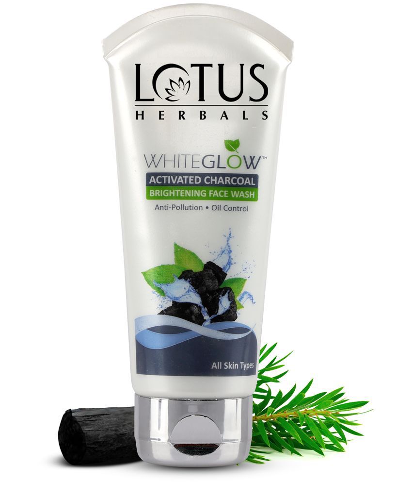     			Lotus Herbals Whiteglow Activated Charcoal Face Wash, Anti Pollution, Oil Control, 100g