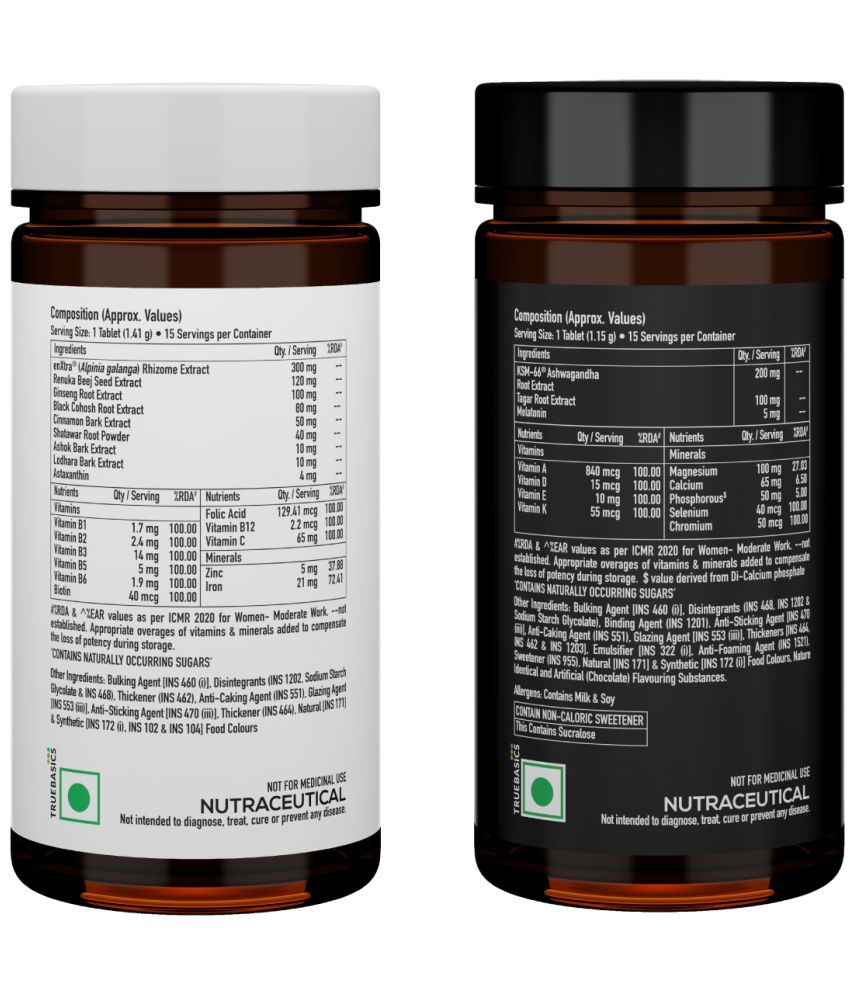 TrueBasics ampm Multivitamin for Women, Energetic Day Formula