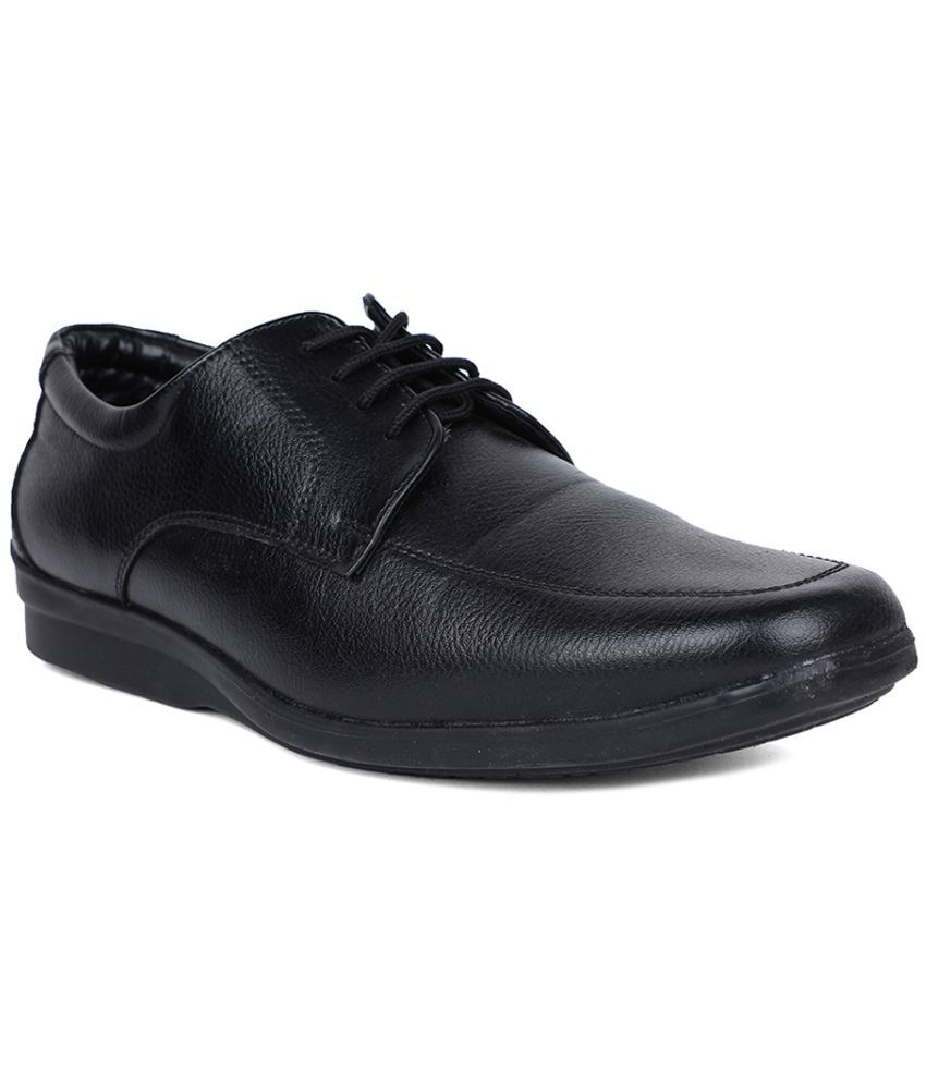     			Bata - Black Men's Derby Formal Shoes