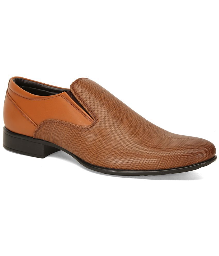     			Bata - Tan Men's Slip On Formal Shoes