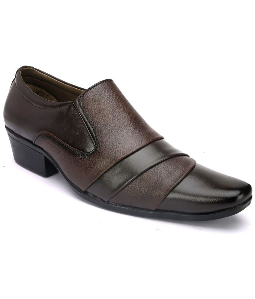     			Sir Corbett - Brown Men's Slip On Formal Shoes