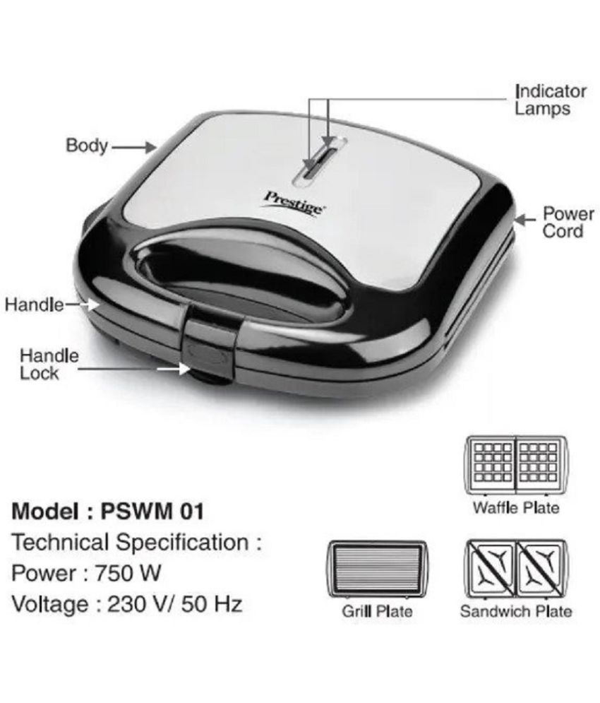 waffle maker prestige