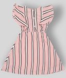 K&U Cotton Blend A-line Dress For Girls ( Pack of 1 , Pink )