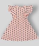 K&U Cotton Blend A-line Dress For Girls ( Pack of 1 , Pink )