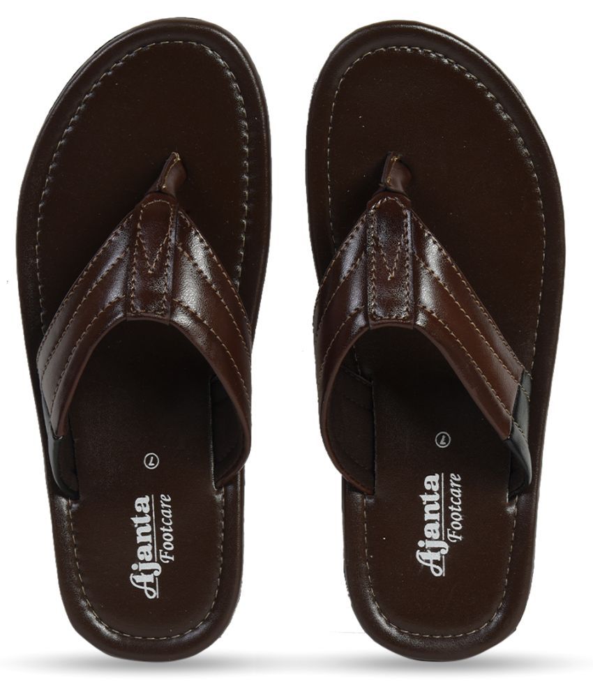     			Ajanta - Brown Men's Sandals