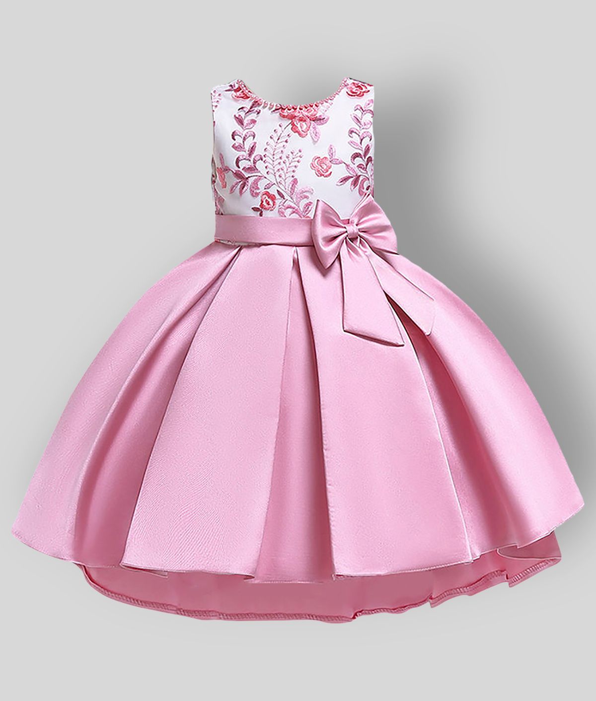 HOPSCOTCH - Pink Polyester Girl's Frock ( Pack of 1 ) - Buy HOPSCOTCH ...