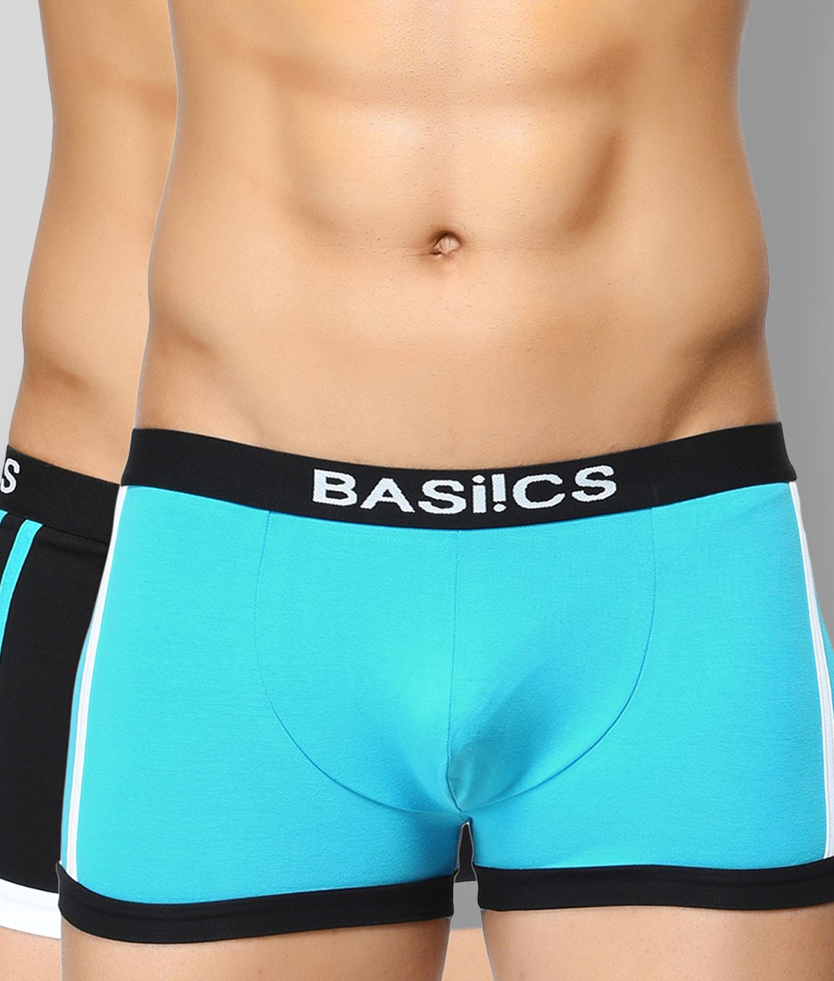     			BASIICS By La Intimo Pack of 2 Cotton Men's Trunks ( Multicolor )