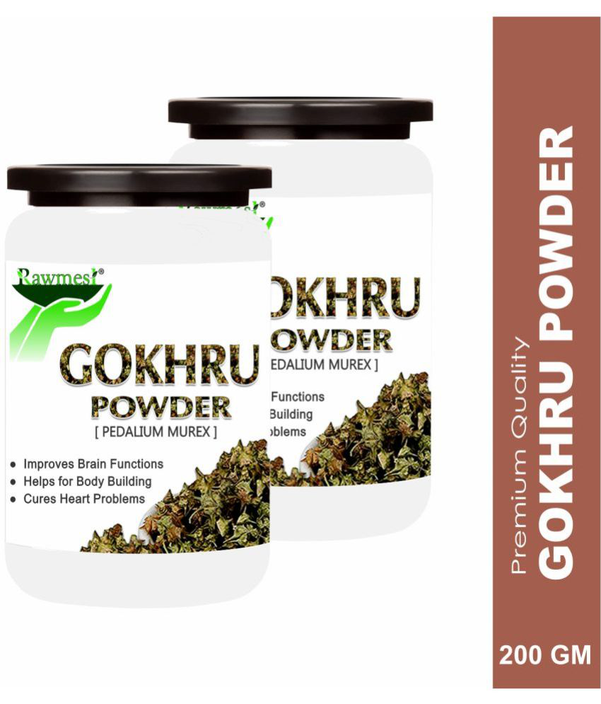     			rawmest 100% Gokhru For Improve Brain Functions Powder 200 gm Pack Of 2