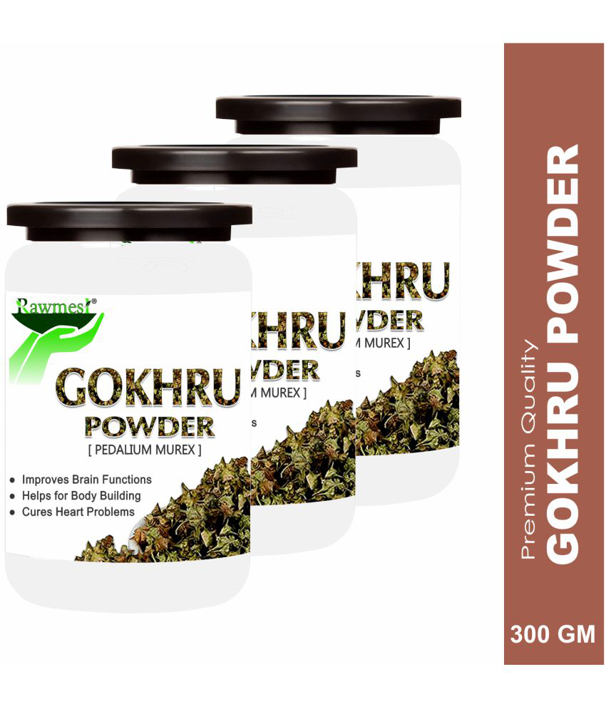     			rawmest 100% Organic Pure Gokhru Powder 300 gm Pack of 3